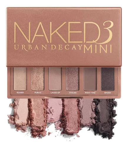 Mini Paleta De Sombras Urban Decay Naked 3 Em Rosa Claro