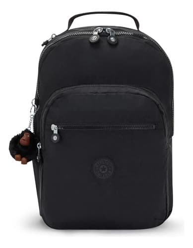 Mochila Kipling Seoul Go L Black Tonal 27l