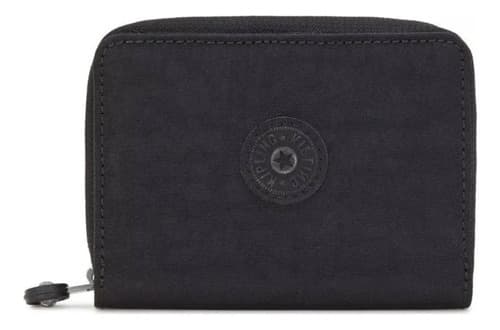 Mini Carteira Kipling Tops Black Tonal Lona Preto