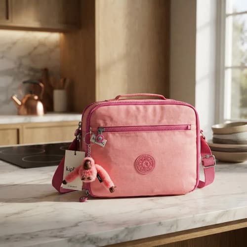 Lancheira Térmica Kipling Ermy Pink Burst