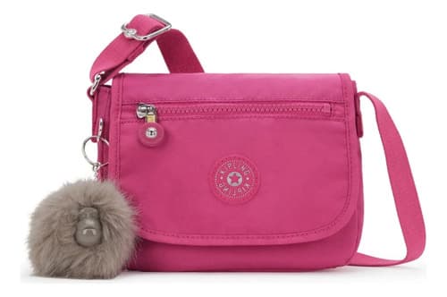 Bolsa Kipling Sabian Crossbody Escape Fuchsia- Pink