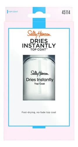 Sally Hansen Esmalte De Unhas Dry Instantly Top Coat Para M. Cor Clara Claro