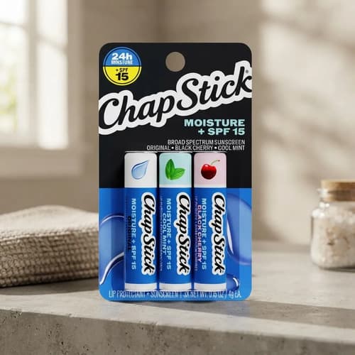 Hidratante Labial Chapstick Original Sabores Fps 5 Bastão — foto 1