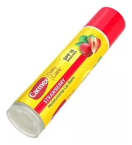 Batom Carmex Morango Labios Ressecados E Rachados