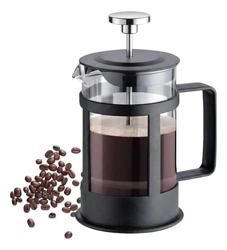 Cafeteira Prensa Francesa Vidro 600ml Cafe Leite Cremeira