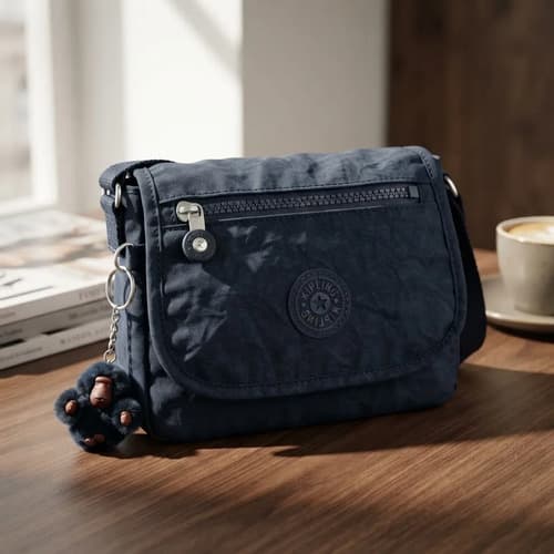 Bolsa Kipling Sabian Crossbody Blue Bleu - Azul Marinho