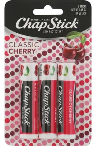 Hidratante Labial Chapstick Classic Cherry Bastão Importado