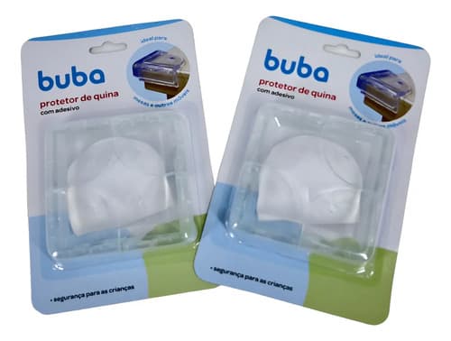 Kit 2 Protetores De Quina Adesivos Mesa Segurança P Seu Bebe Água