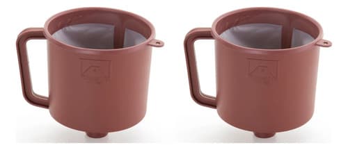 Kit 2 Suporte Coador Café Chá Com Funil Reutilizável Eco — foto 1