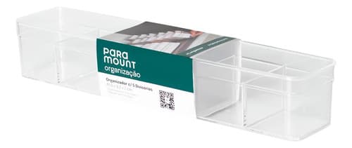 Organizador C/ 5 Divisorias Diamond 40,5x8,7x7,0 Cm