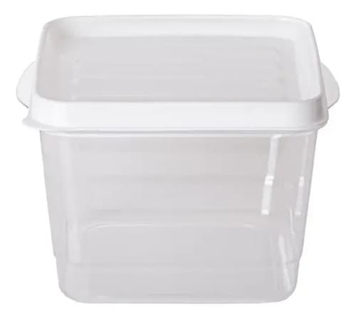 Pote Quadrado Multiuso Chef Pro 1.910 Ml Paramount Branco