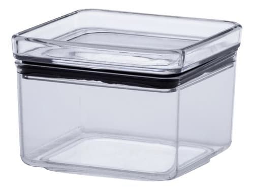 Pote Hermético Lumini Quadrado 480ml Kit Com 2 Unidades 1161 Transparente