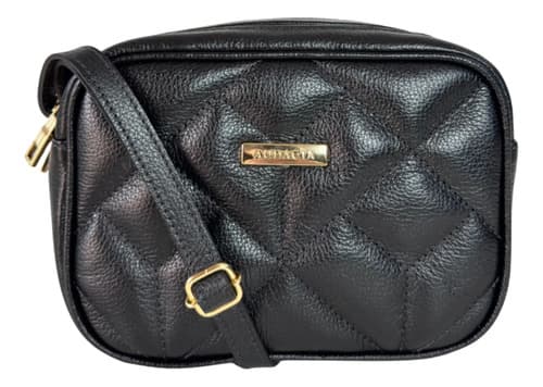 Bolsa Mocinha Tiracolo Couro Legítimo Espaçosa E Elegante