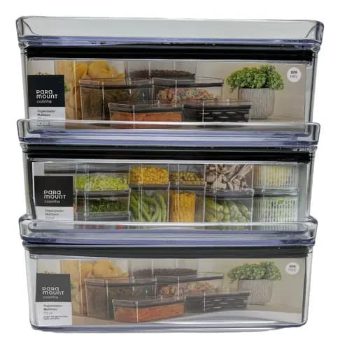 Kit 3 Potes Herméticos 770 Frios Transparente