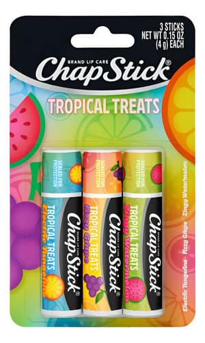 Bálsamo Labial Chapstick Tropical Treats X3